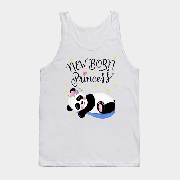 Baby Panda for girls Tank Top by CalliLetters